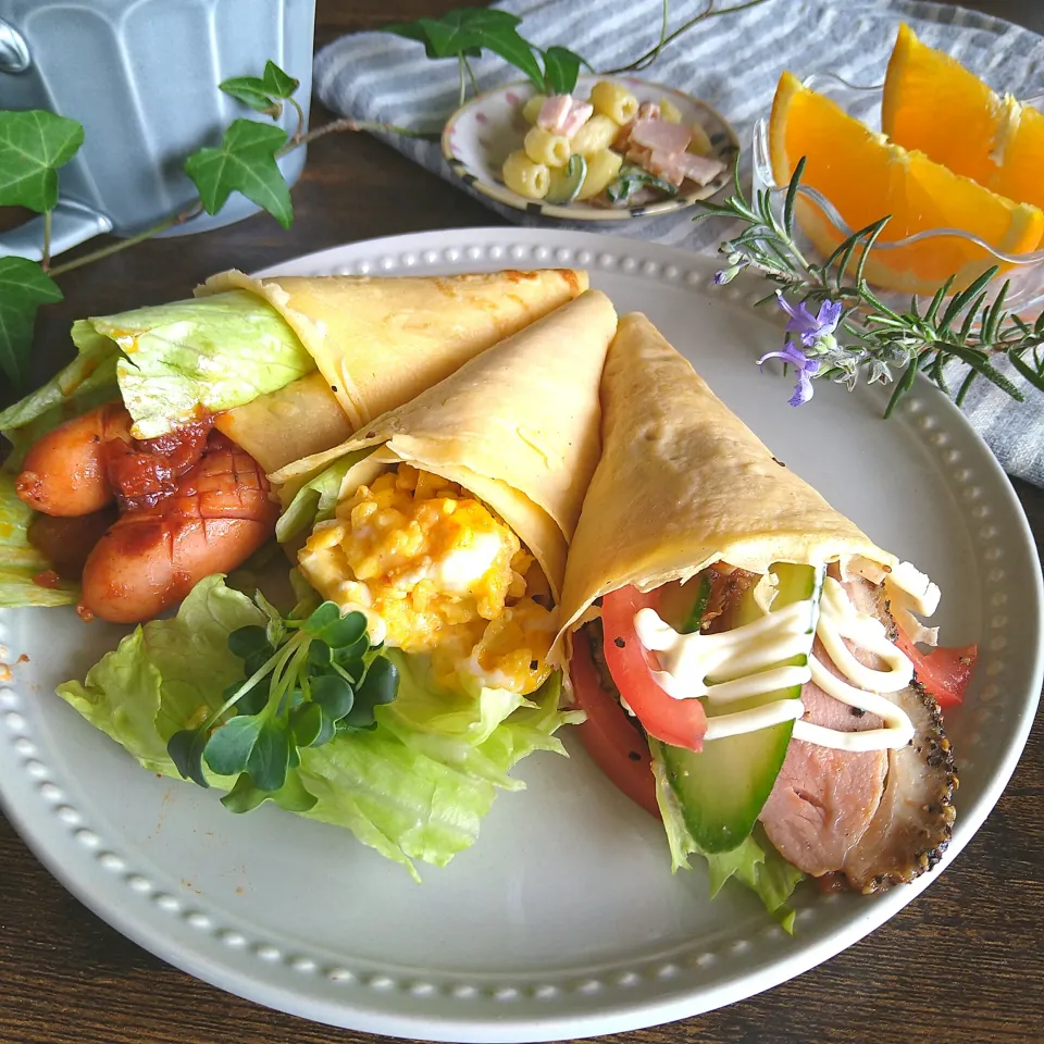 お食事系クレープ３種|とまと🍅さん