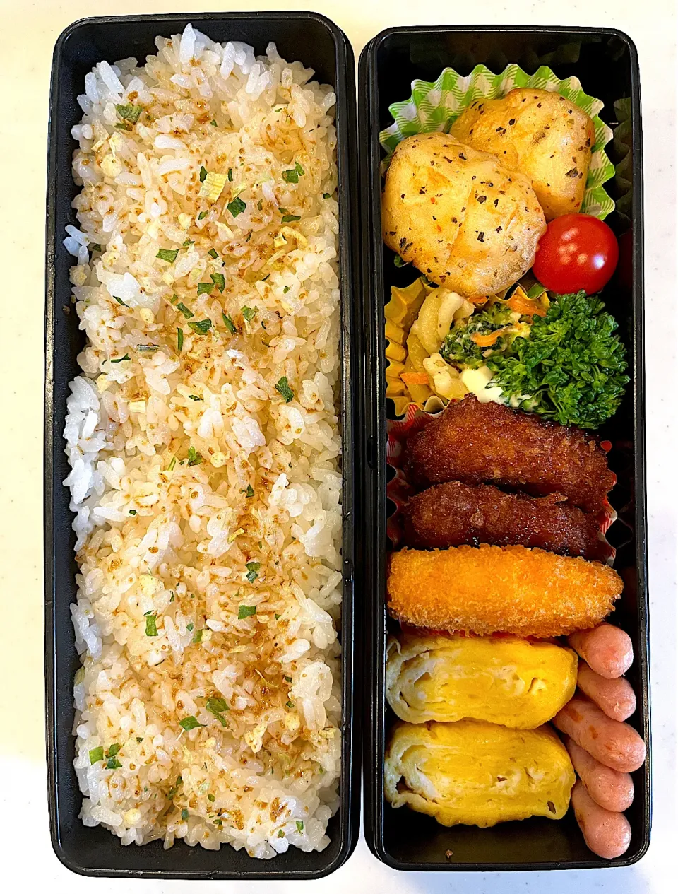 Snapdishの料理写真:2024.4.15 (月) パパのお弁当🍱|あっきーよさん