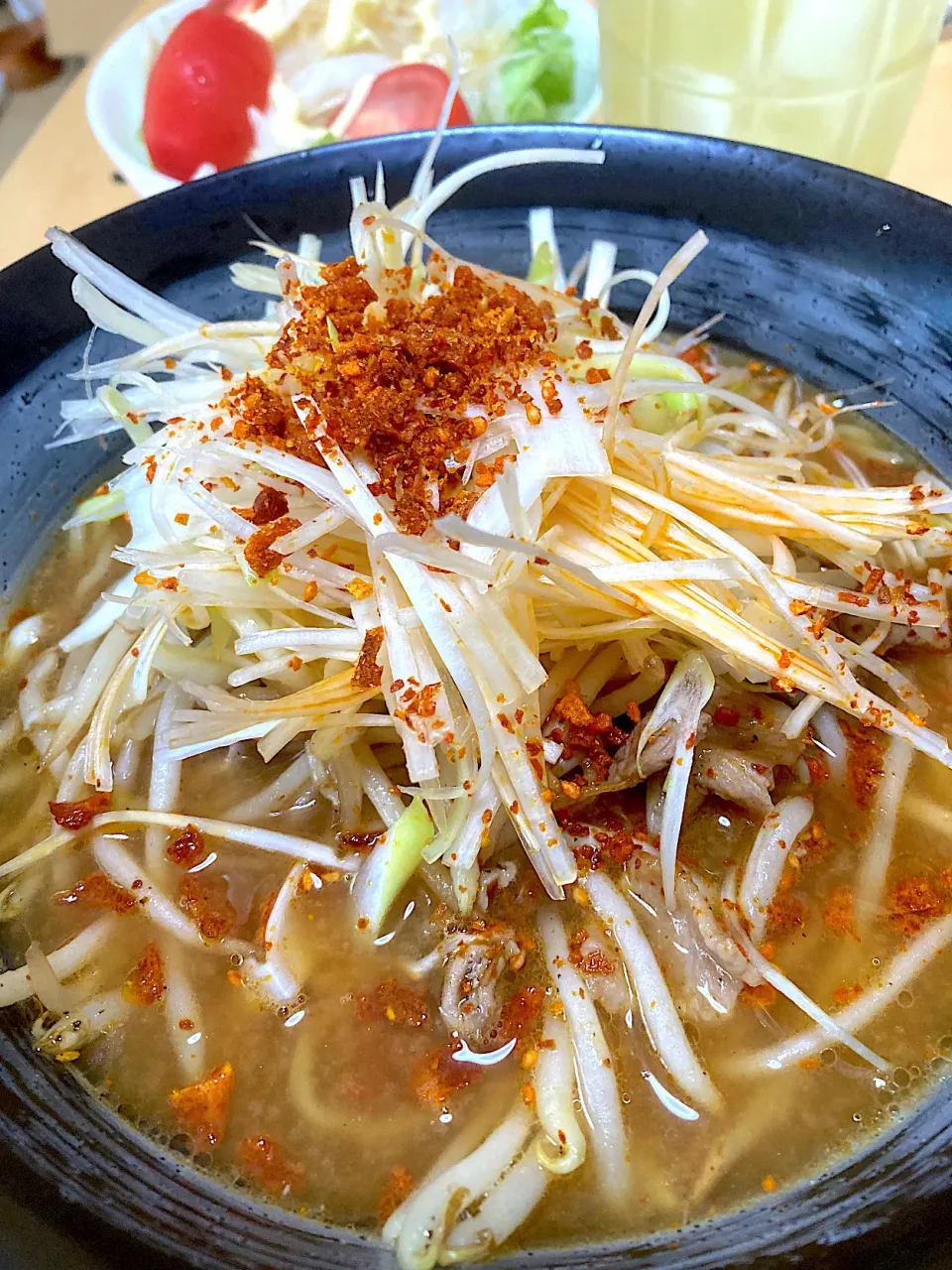 単身赴任中の男飯(ネギ味噌ラーメン)|おおもりの星さん