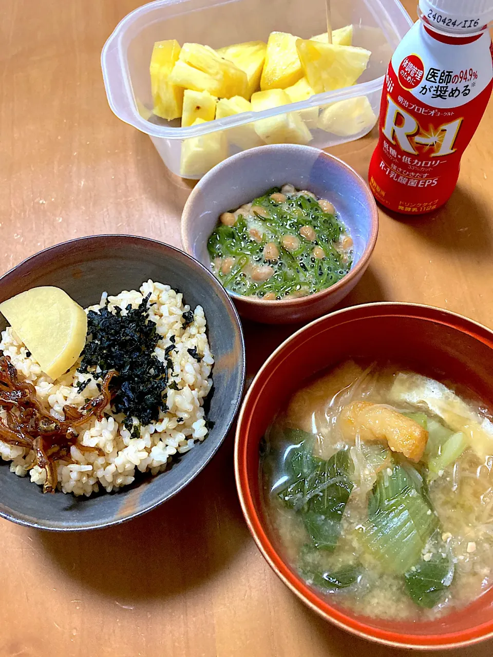 早朝に出勤する旦那さんの軽め朝ごはん❤️|さくたえさん