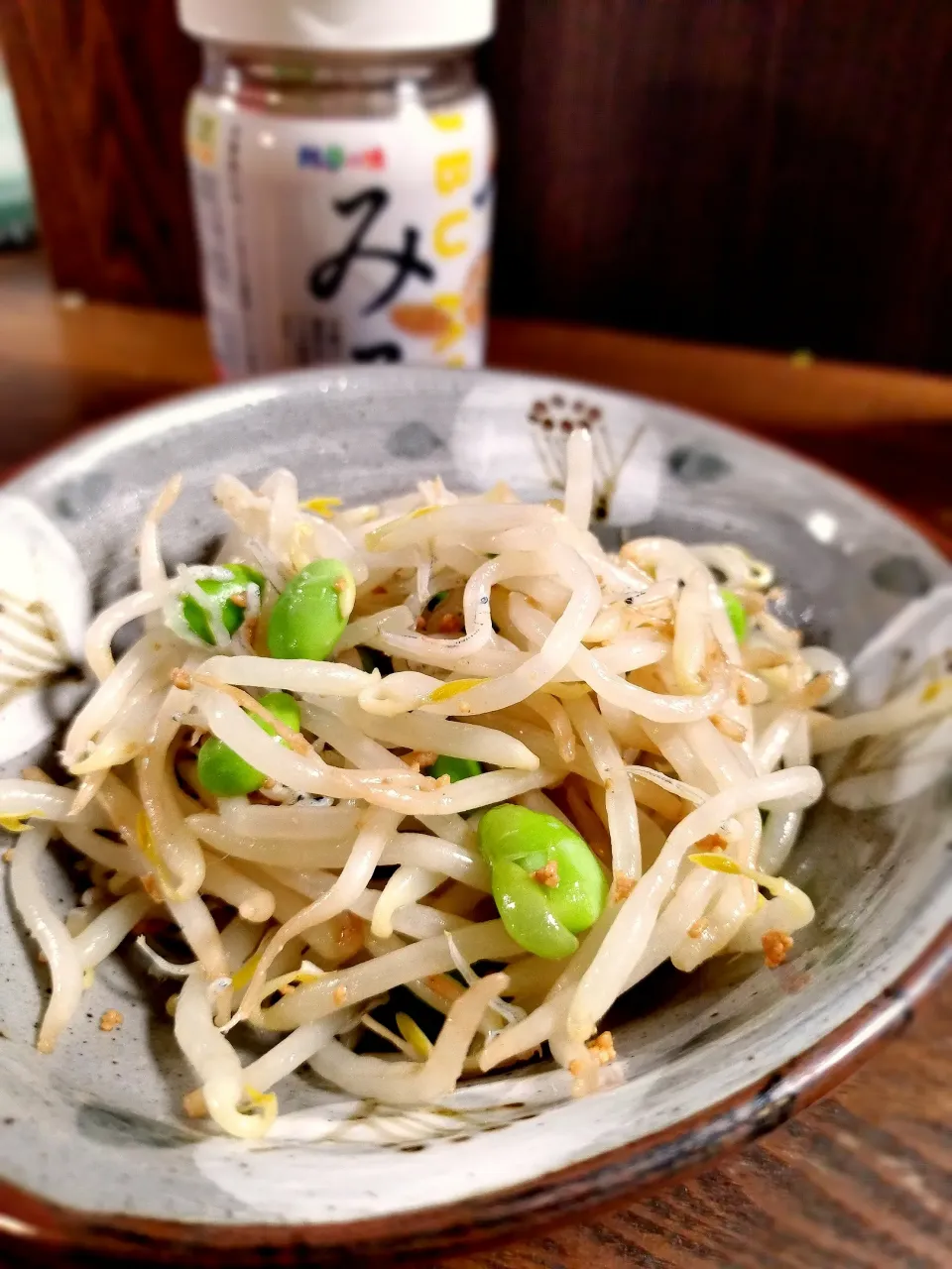 もやしとじゃこと枝豆の粒みそナムル|ゆきこさん