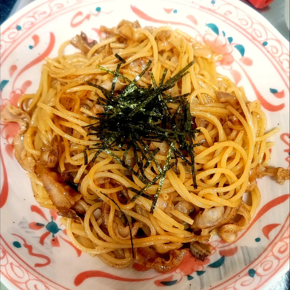 ホタテヒモの和風パスタ|ともさん