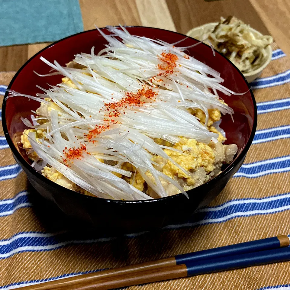 Snapdishの料理写真:息子さん作。親子丼。|renharuruさん