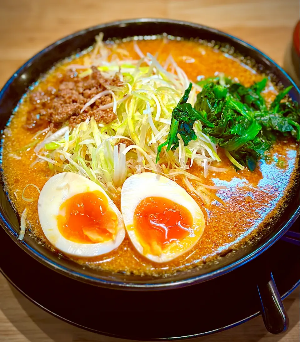 Snapdishの料理写真:横浜家系風担々麺🍜|にゃあ（芸名）さん