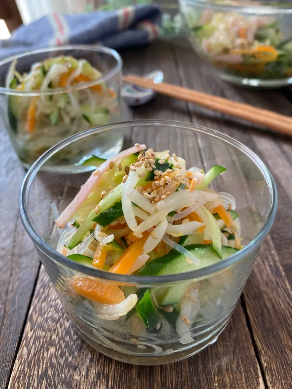 もやしの春雨サラダ|ちぐあささん