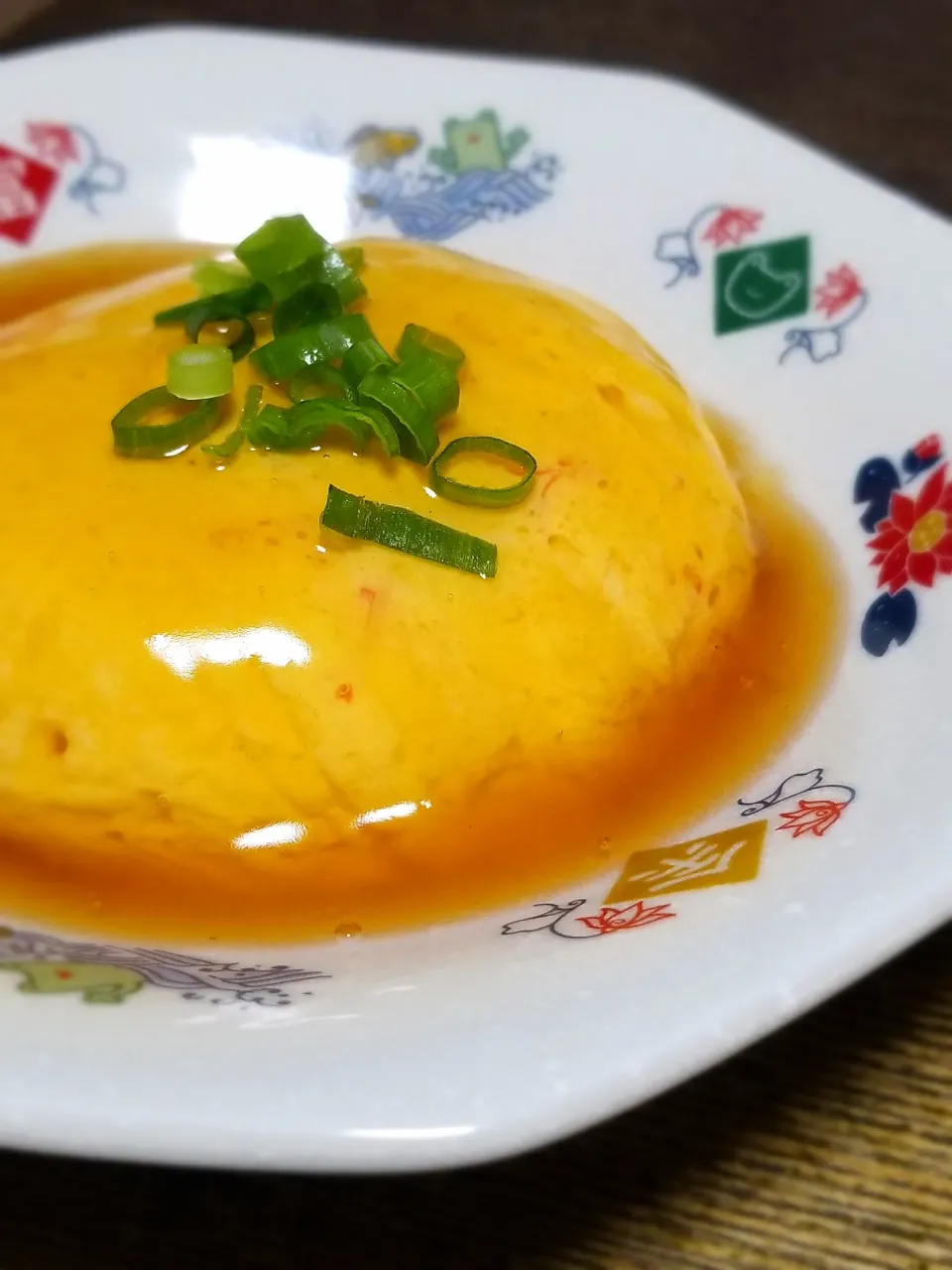 Snapdishの料理写真:パパ作👨あんかけ卵豆腐蒸し|ぱんだのままんさん