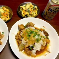 ナスと鶏肉のポン酢煮込み|ゆっきーさん