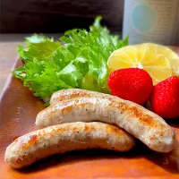 自家製ソーセージwithマヨルカ島の塩🏝️