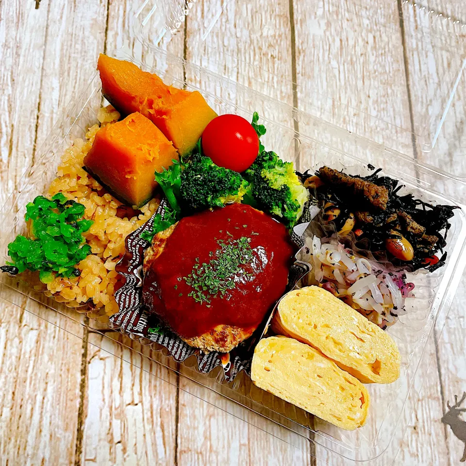 🙂豆腐ハンバーグ弁当🙂|Laniさん