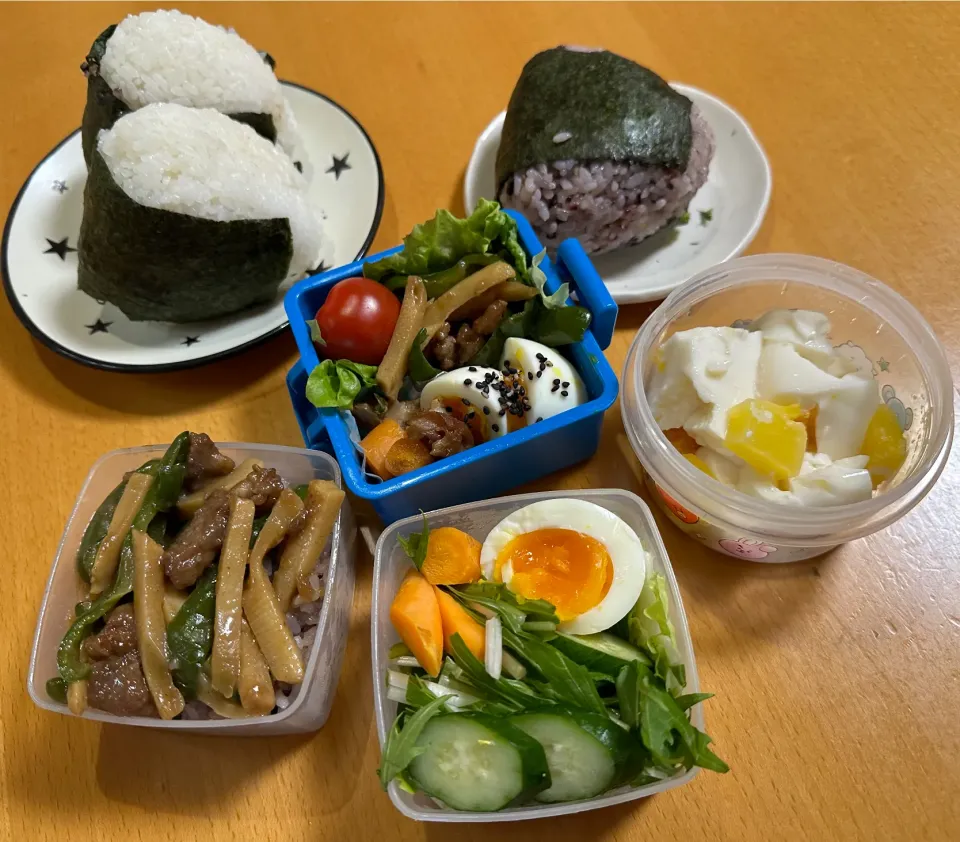 Snapdishの料理写真:2024.4.17.💜お弁当|kimikimiさん