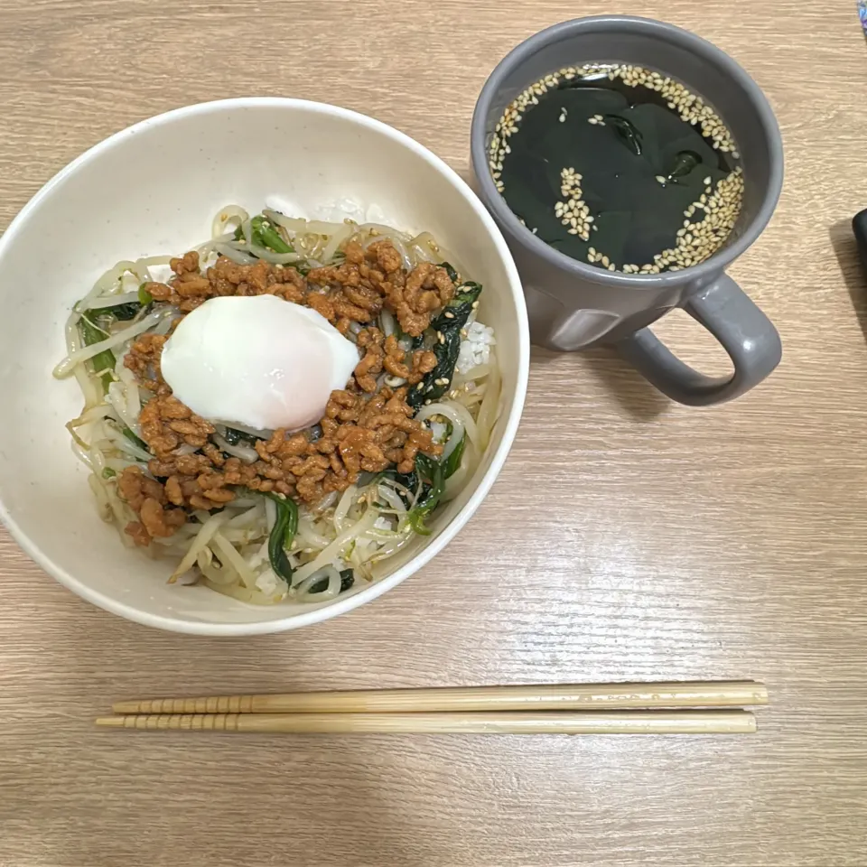 ビビンバ丼にしたよ|りなちさん