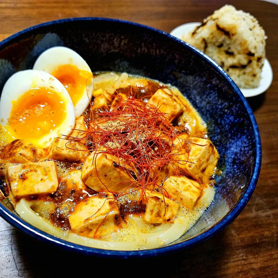 麻婆うどん|にきじろうさん