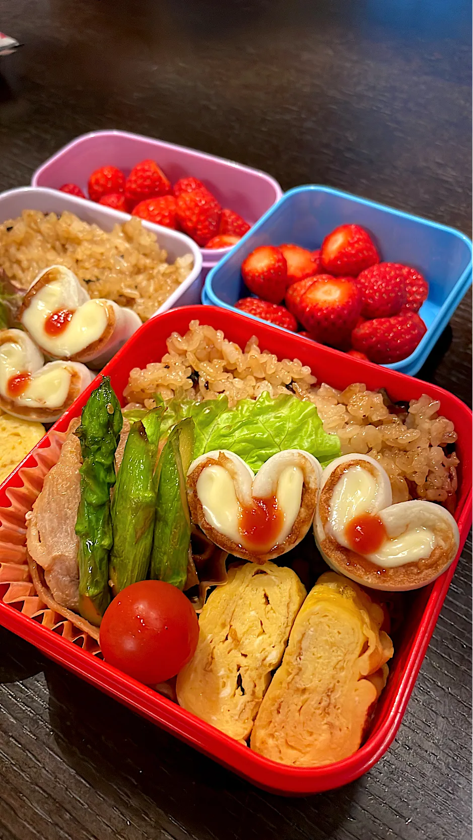 豚焼肉とチーズちくわ弁当|雑草シェリーさん