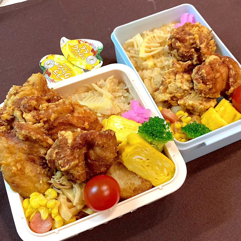 筍ご飯と唐揚げ弁当|R☆Mさん