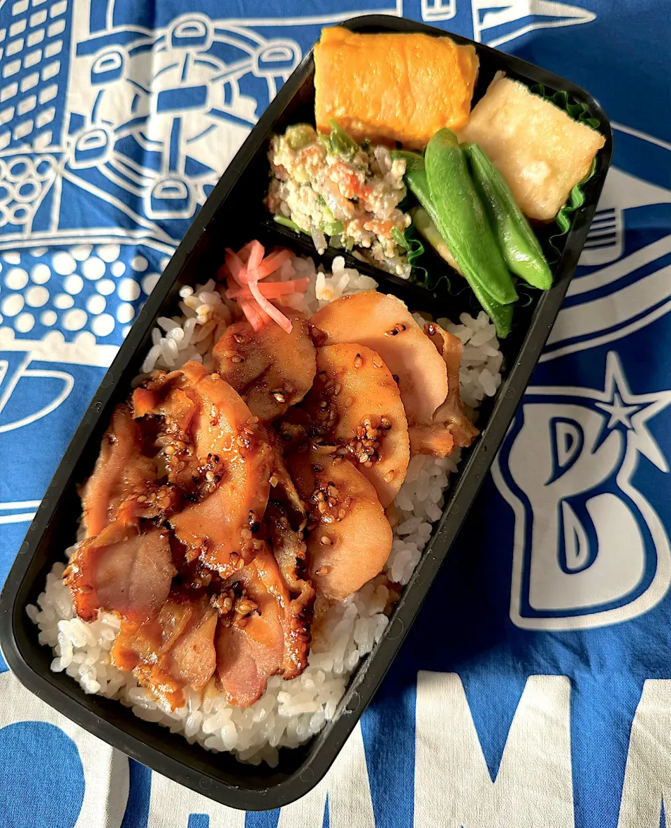 Snapdishの料理写真:4月19日 夫のみの お弁当5日目🍱|sakuramochiさん