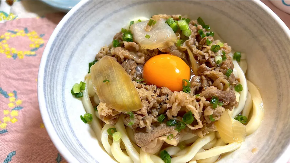 簡単★牛すき風うどん|まっしゅさん