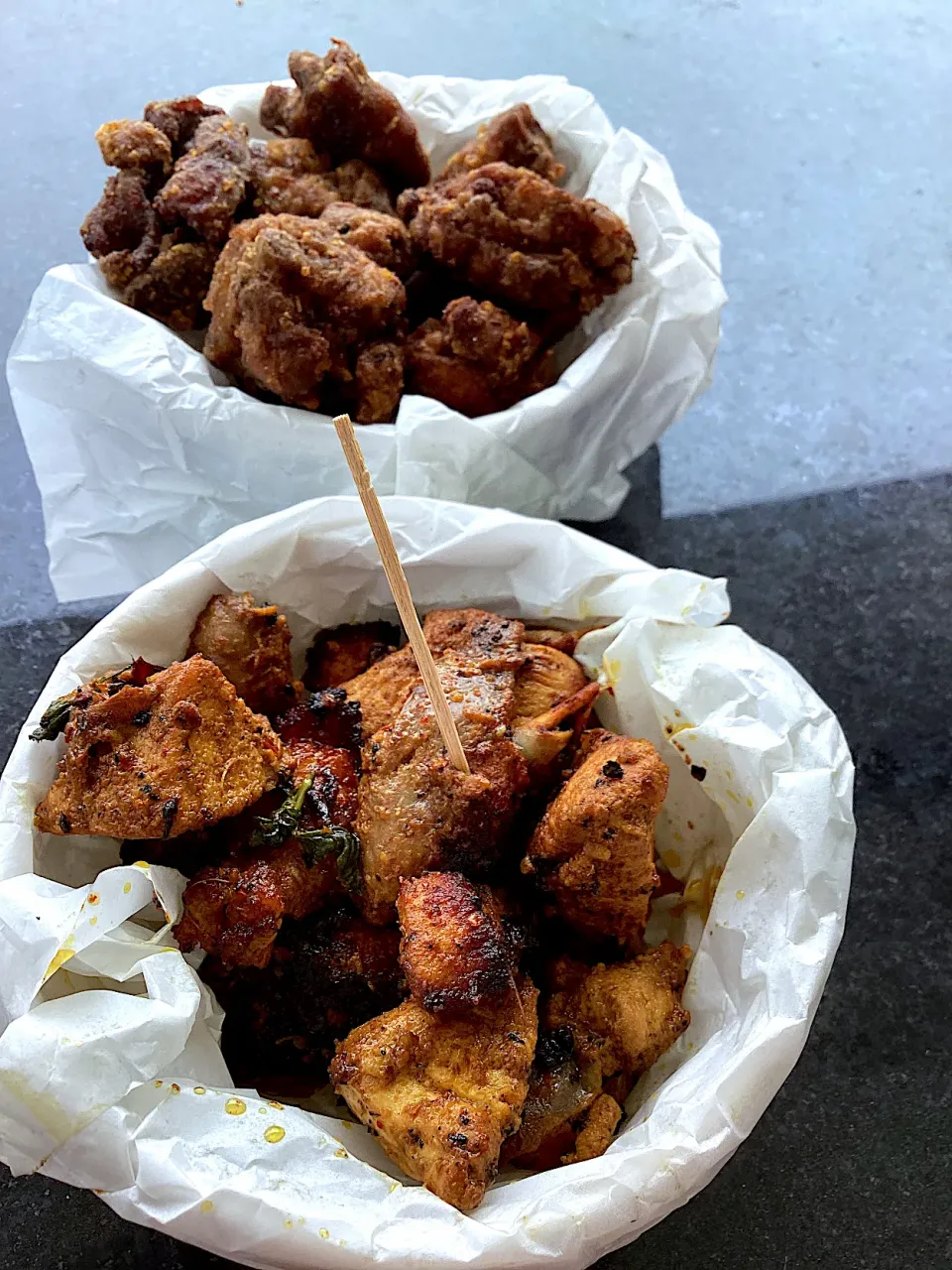 Tandoori chicken and fried chicken|prasさん