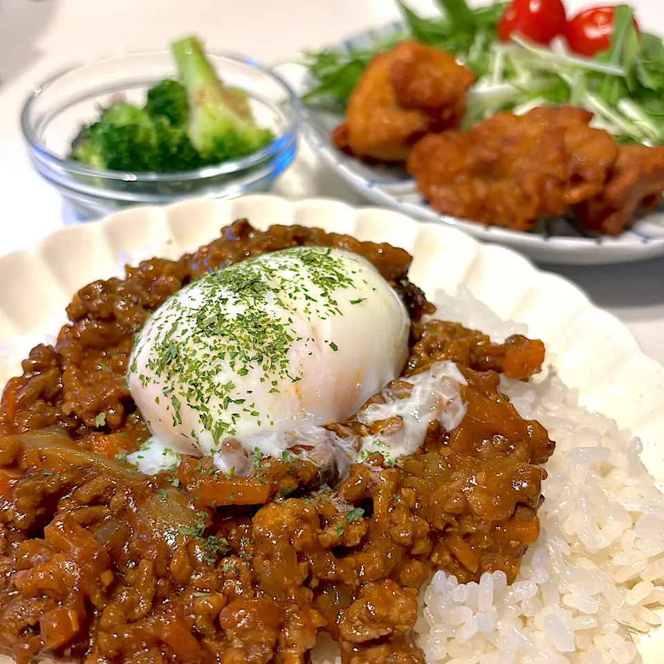 ドライカレーの夕食|yukopunさん