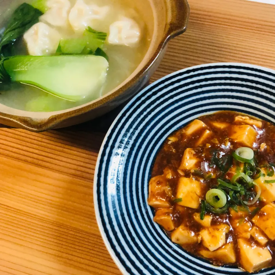 餃子スープと麻婆豆腐|ユミさん