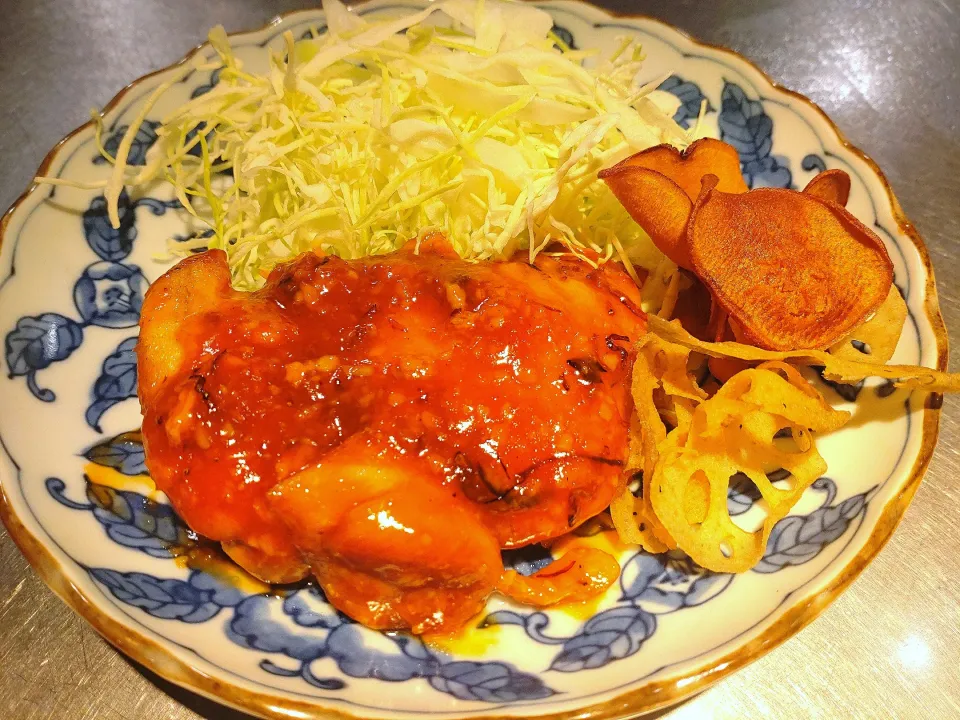 鶏肉の照り焼きを作りました！|ginさん