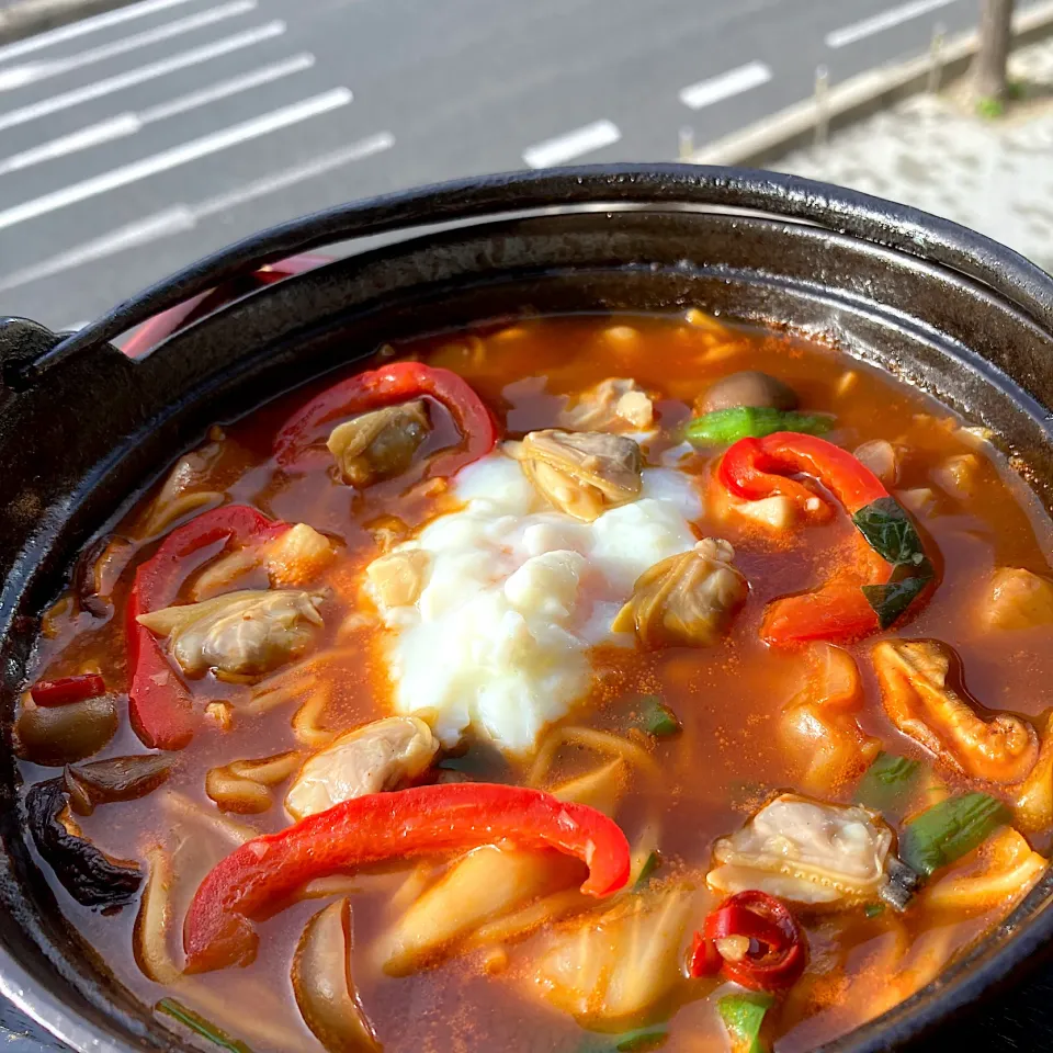 Snapdishの料理写真:アルモンデ朝トマトラーメン|Kさん