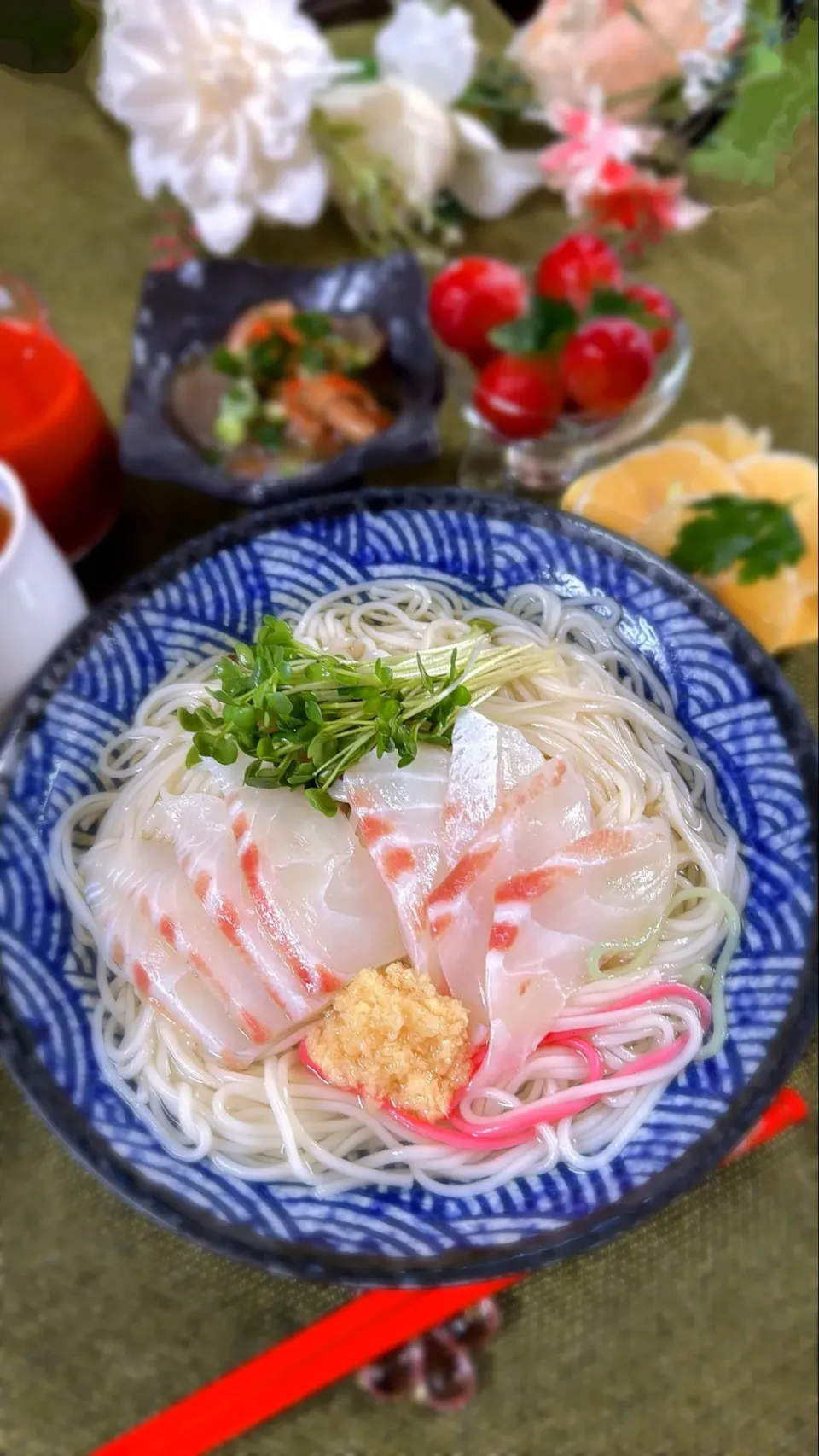 鯛素麺|アカネ💖さん