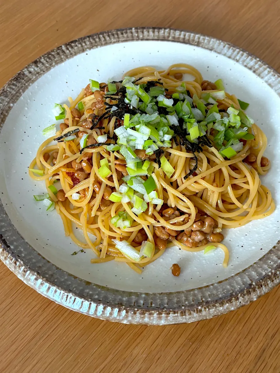 今日のお昼ごはん~ワンパン納豆パスタ~|ゆかｕさん