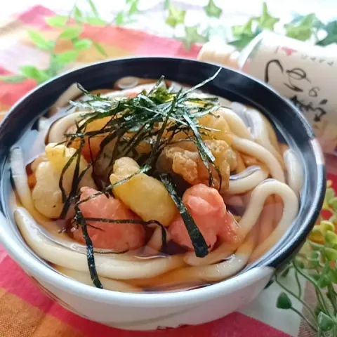 「つゆの素ゴールド」を使ってみたSnapdishの料理・レシピ写真:かけうどん🍜