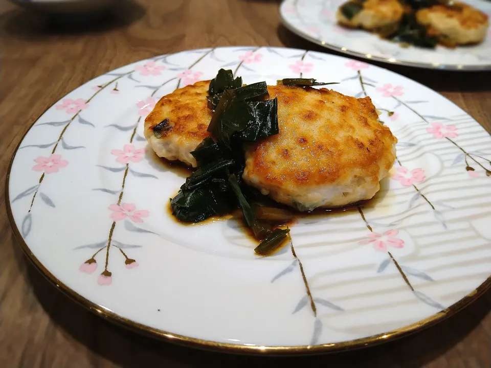 鶏つくねの行者にんにく醤油掛け|古尾谷りかこさん