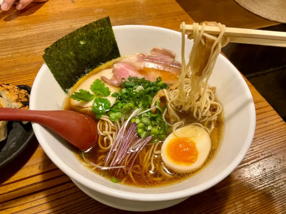 期間限定　地鶏丹波黒鳥の醤油ラーメン|Takeshi  Nagakiさん