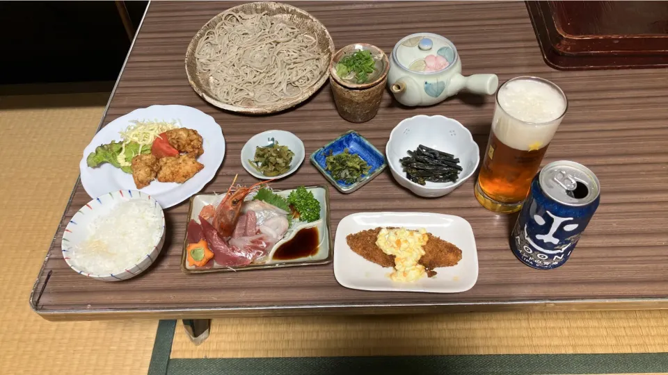 1泊夕食5000円の宿の夕食|🐈⸒⸒⸒⸒つるのダンス🐈🐾さん