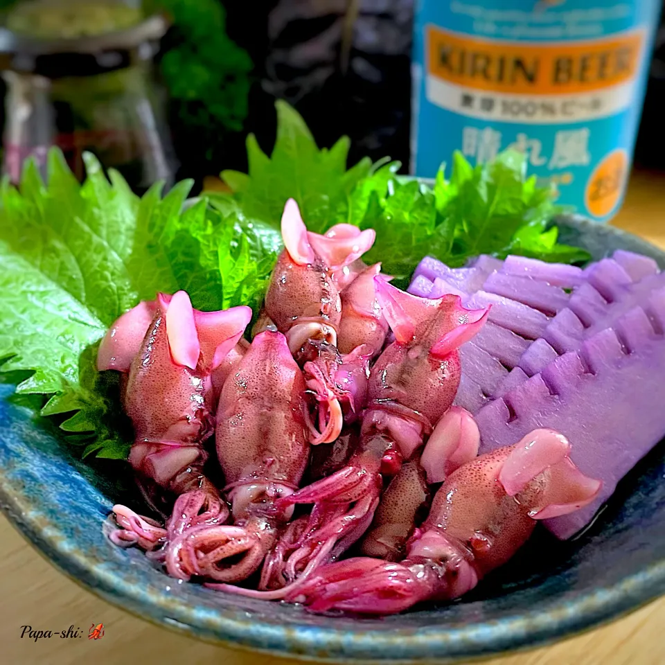 にゃんぺこさんの料理 パパ氏さんのほたるいか🦑梅酢ver.|パパ氏さん