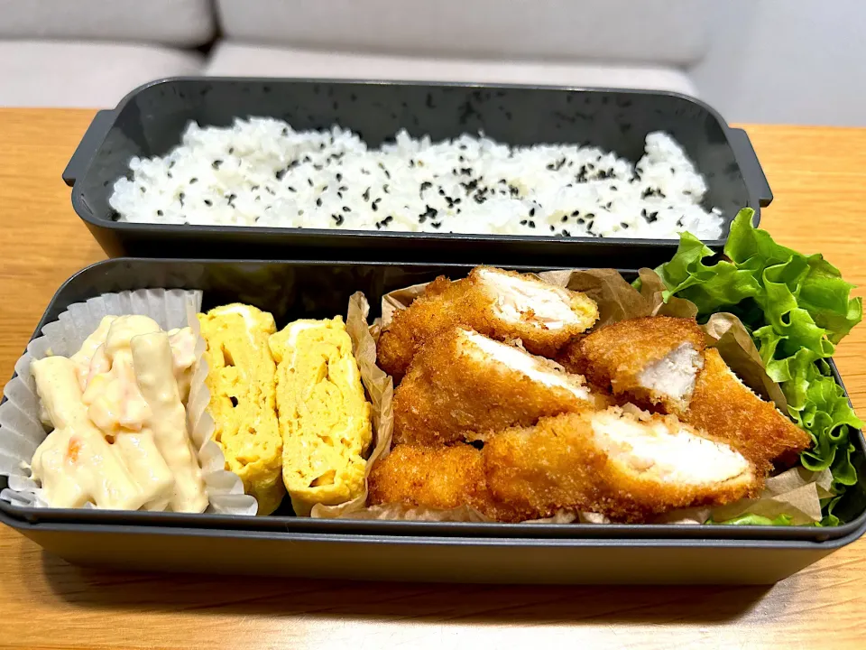 Snapdishの料理写真:4月19日息子のお弁当|かおりさん