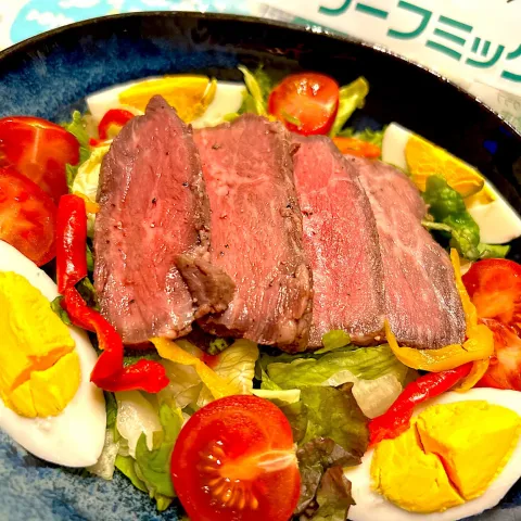 「リーフミックス」を使ってみたSnapdishの料理・レシピ写真:ローストビーフサラダ🥗