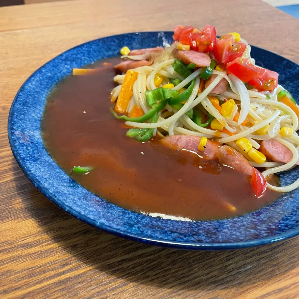 Snapdishの料理写真:あんかけスパゲティー|いがをさん