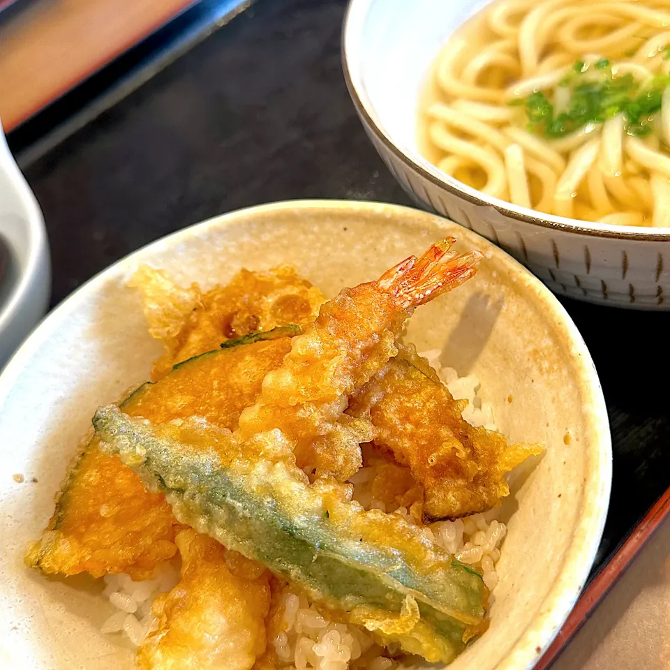 うどんと天丼|kakoさん