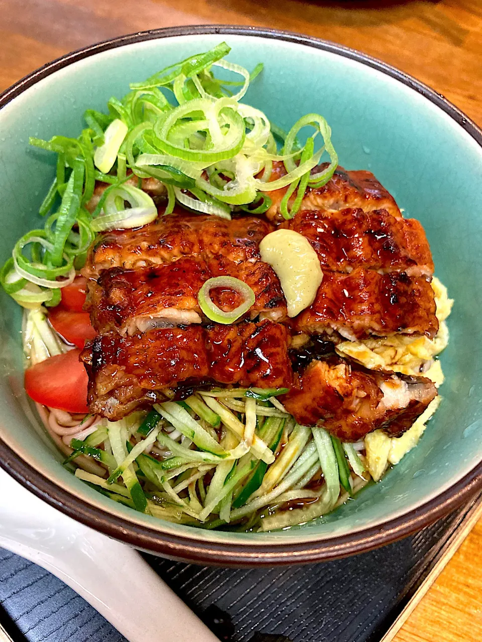 うなぎとトマトのぶっかけそうめん|saturnさん