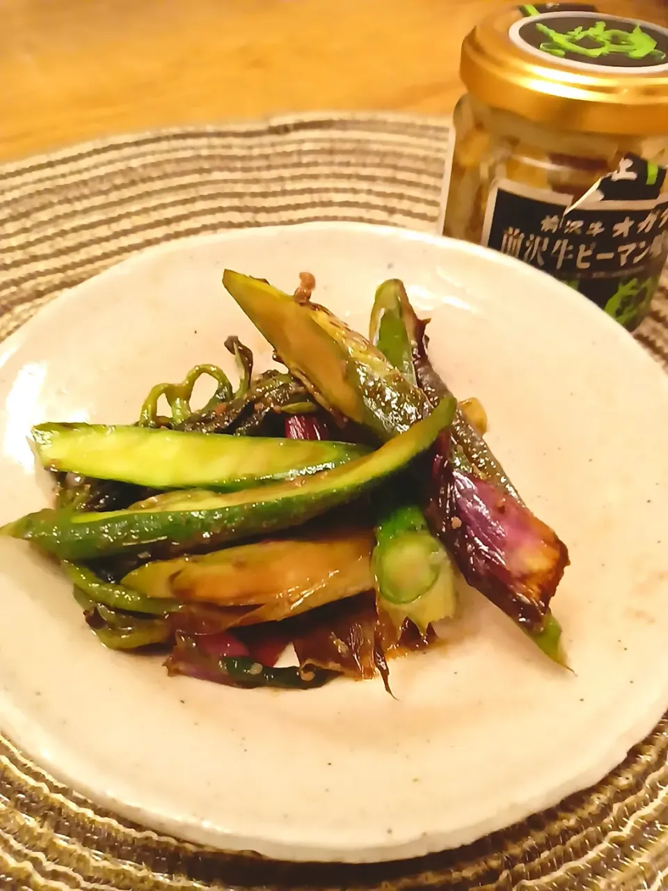 山ウドの味噌炒め|めめさん