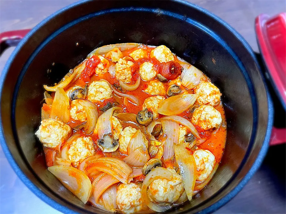 鶏団子のトマト煮🍅|ちゃっぴ〜さん