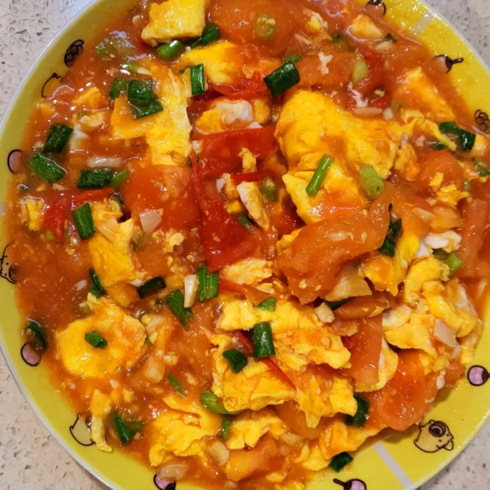 Tomatoes fried eggs
*ChineseStyle*|Cindy Hoさん