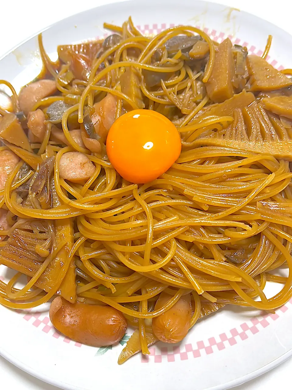 Snapdishの料理写真:筍の煮込みから、パスタに大変身♫wwwww|Yoshihiro Andoさん