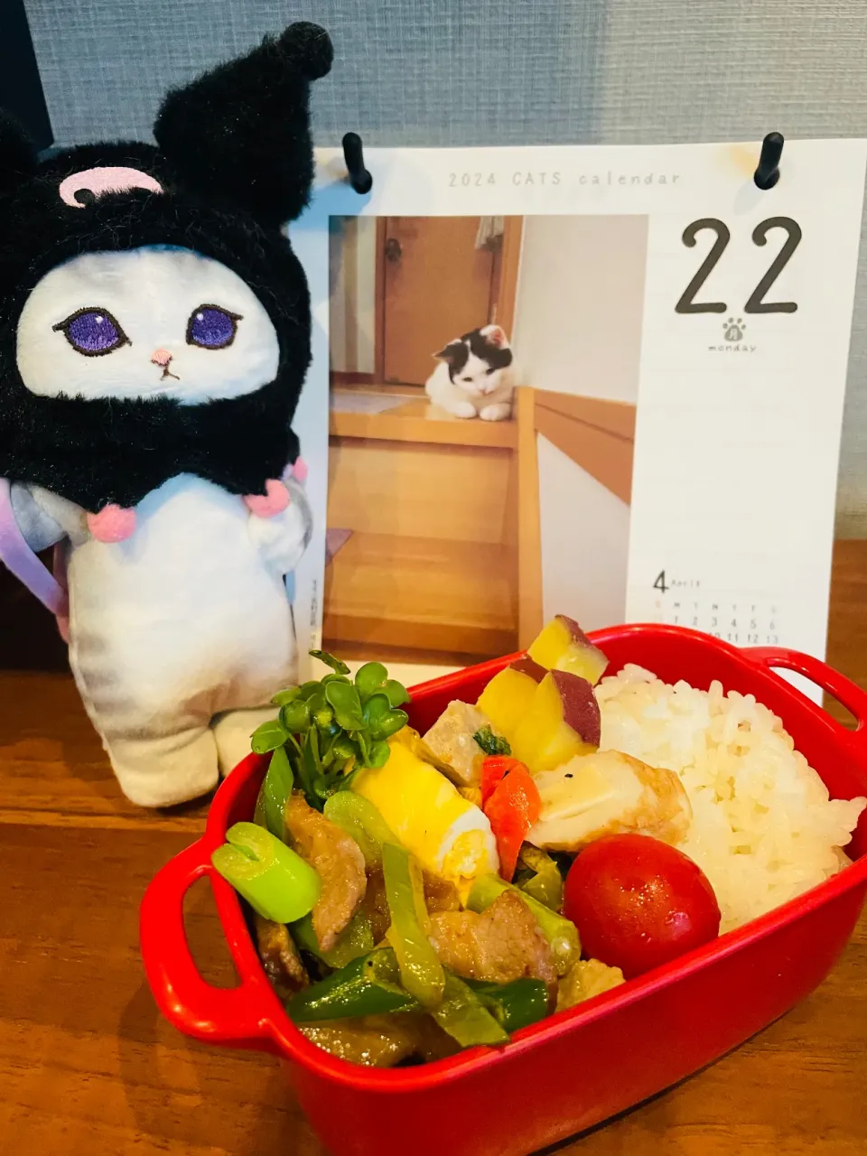 Snapdishの料理写真:20240422🍱今日の自分弁当🍱|akiyo22さん