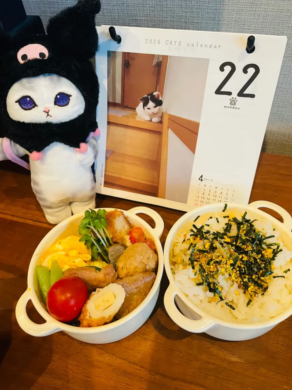 Snapdishの料理写真:20240422🍱今日の旦那さん弁当🍱|akiyo22さん