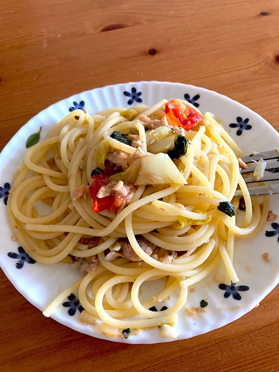 鯖と春キャベツのスパゲティ|yoooochanさん