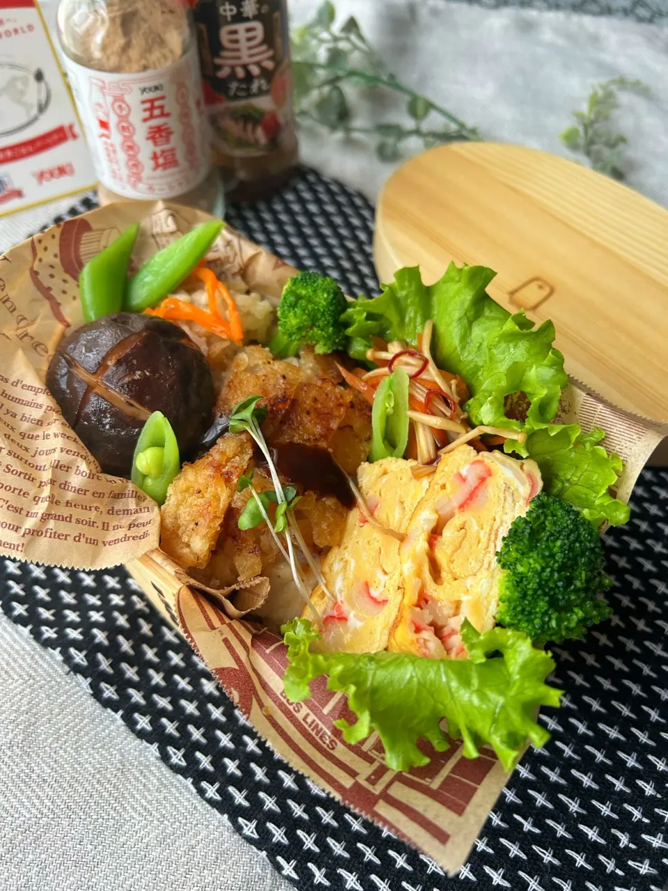 【ユウキ食品さん💗おいしい世界ごはんパートナー】五香塩の唐揚げ弁当|まなまな♡さん