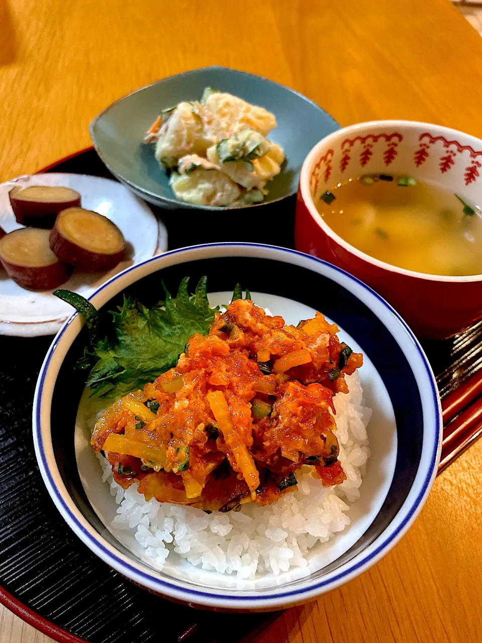 韓国風マグたく丼で晩御飯|Mikaさん