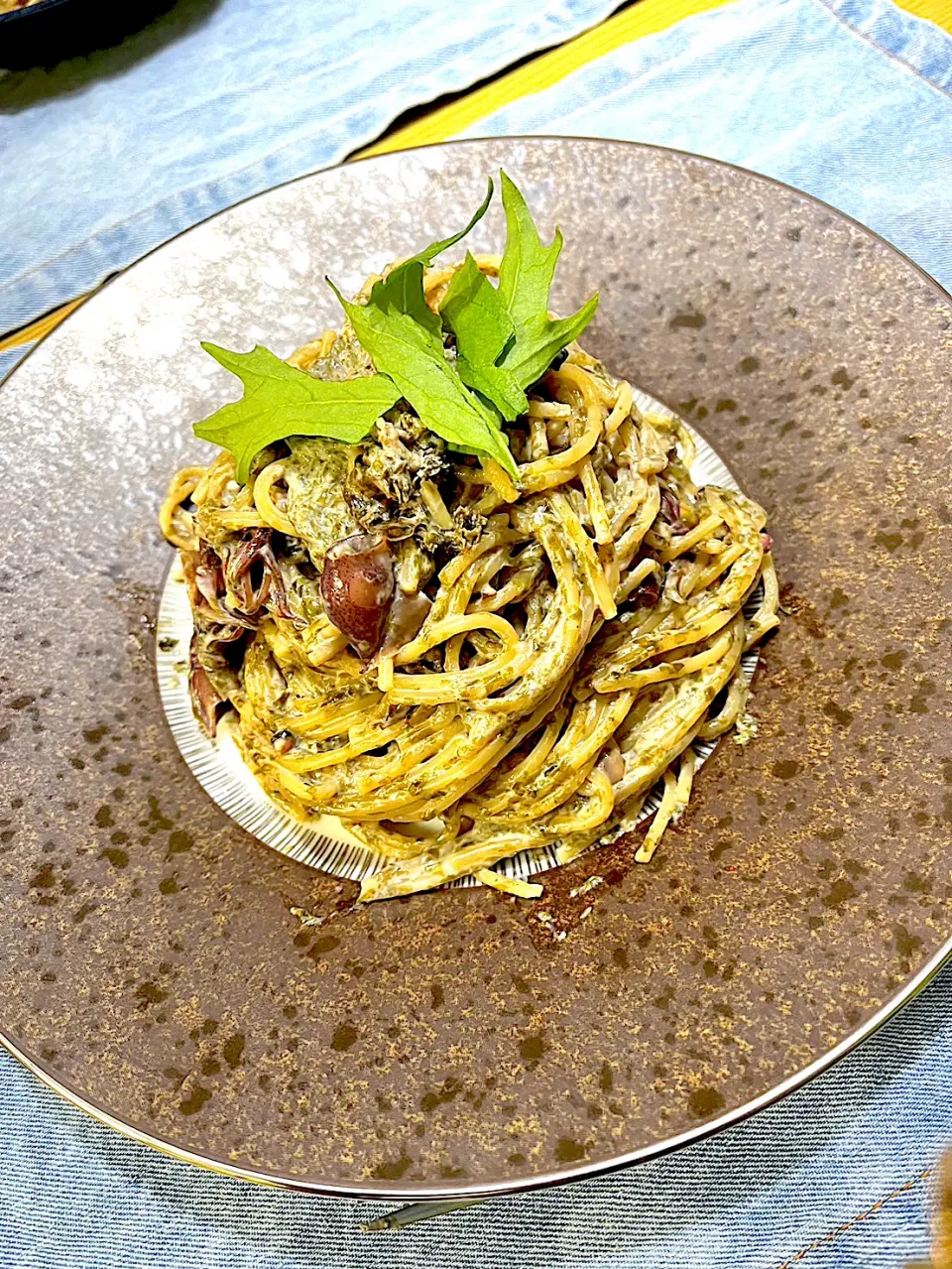 ホタルイカの海苔クリームパスタ😋|matsukawaさん