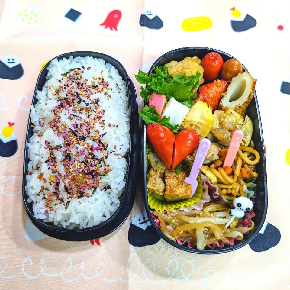 Snapdishの料理写真:2024年4月23日（火）のお弁当🍱。|ママちんさん