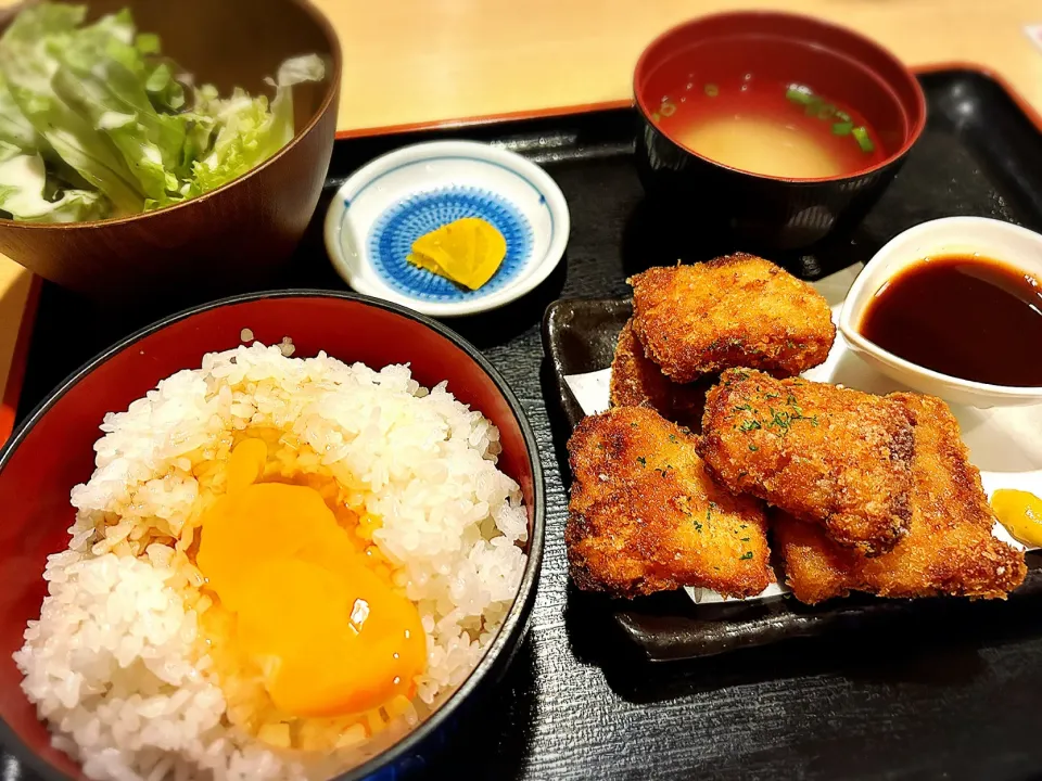 ジューシー！豚カツ定食 ¥850|Blue Moon Caféさん