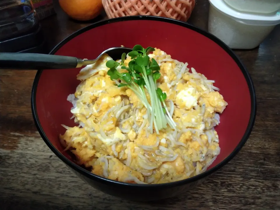 しらす干しの玉子とじ丼|にんにくと唐辛子が特に好き❤️(元シャリマー)さん